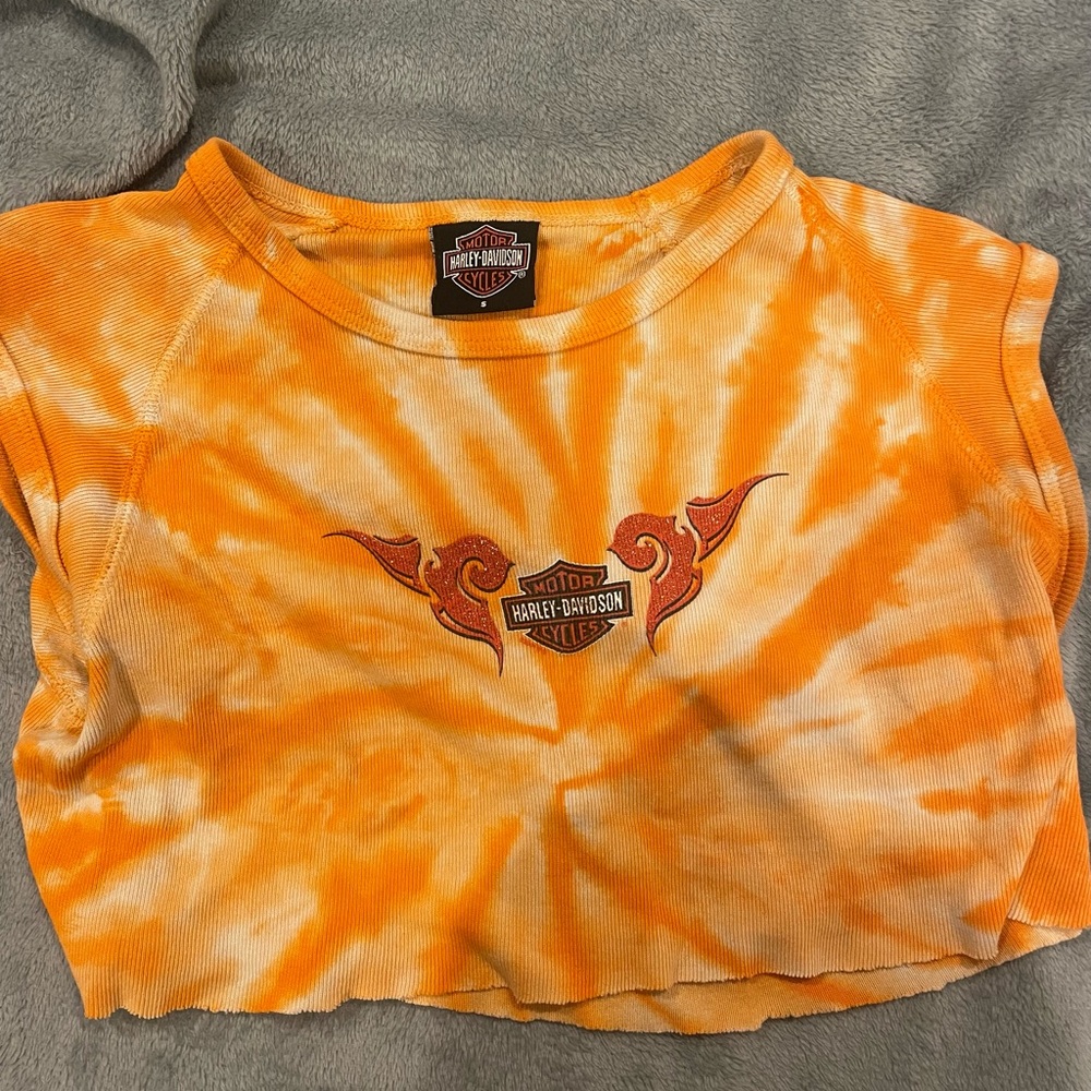 Harley Davidson crop top size s.